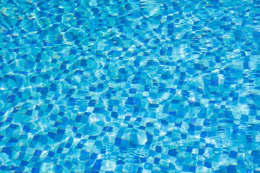 crystal clear pool water
