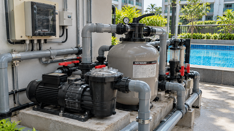 example of a pool pump system in singapore