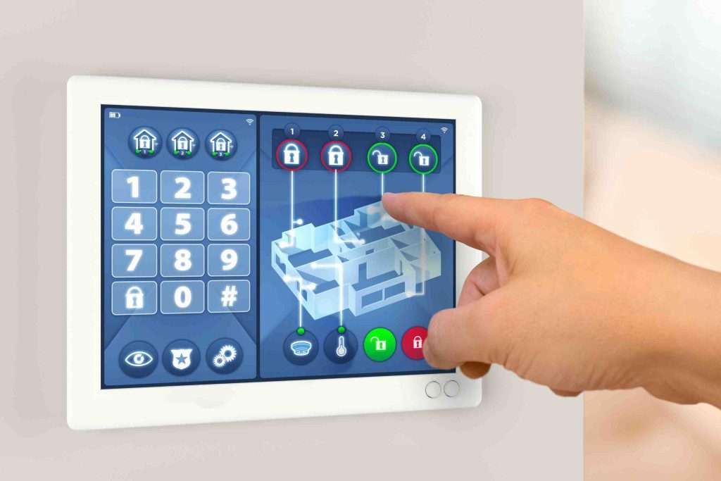 central control device for pool alarm system in a singapore home