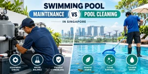 pool maintenance vs pool cleaning in singapore